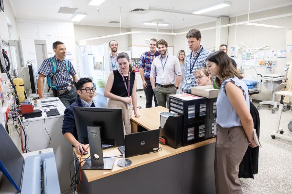 Home Medical staff conversing